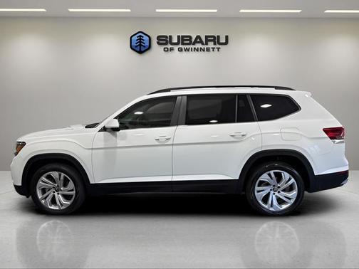 Pure White 2022 Volkswagen Atlas 3.6L SE w/Technology