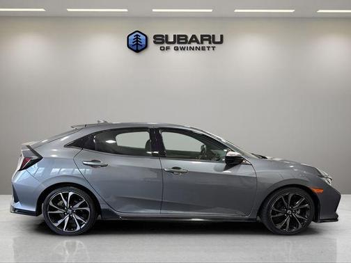 Gray 2017 Honda Civic Sport