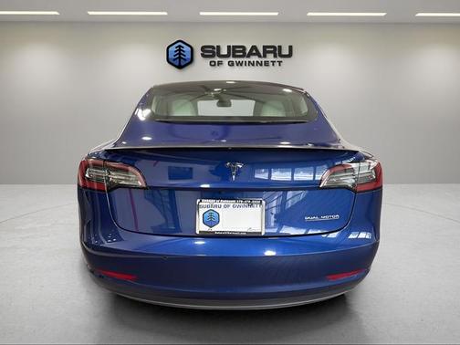 Blue 2020 Tesla Model 3 Performance