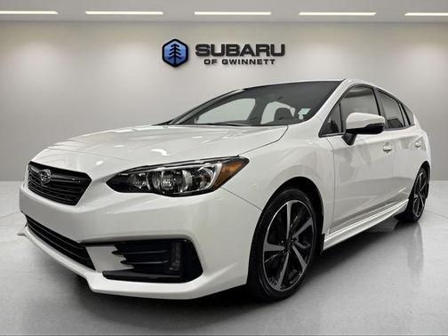 Crystal White Pearl 2023 Subaru Impreza Sport