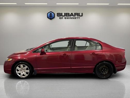 Red 2010 Honda Civic LX