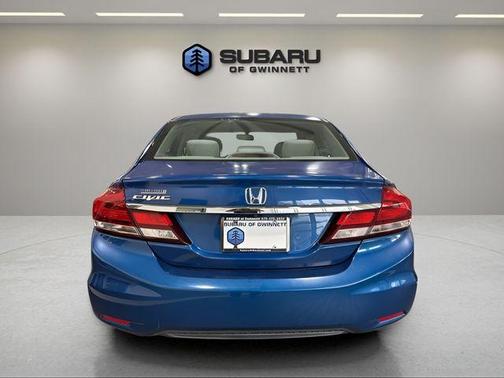 Blue 2015 Honda Civic EX