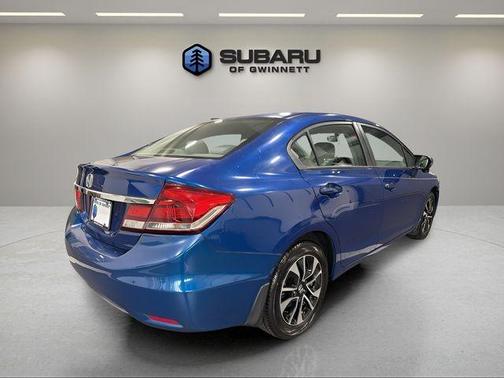 Blue 2015 Honda Civic EX