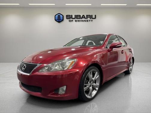 Red 2009 Lexus IS 250