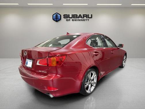 Red 2009 Lexus IS 250