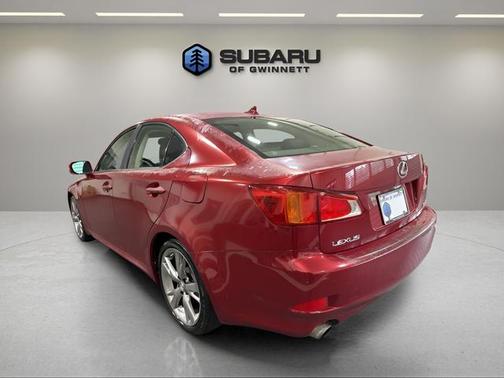 Red 2009 Lexus IS 250