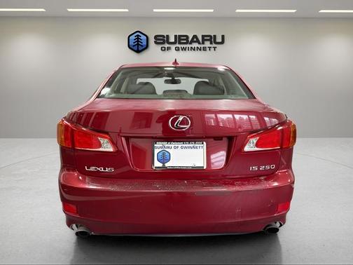 Red 2009 Lexus IS 250