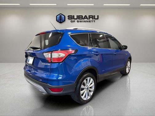 Lightning Blue Metallic 2017 Ford Escape Titanium