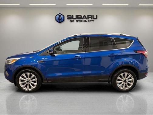 Lightning Blue Metallic 2017 Ford Escape Titanium