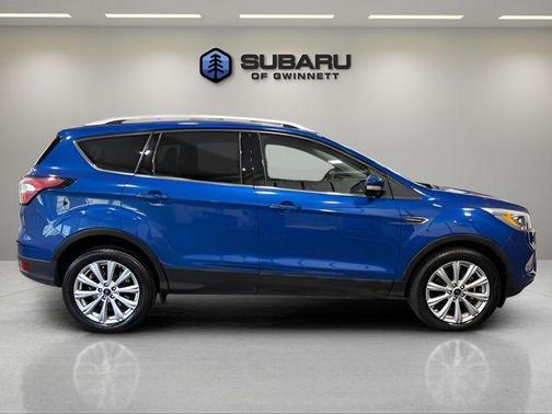 Lightning Blue Metallic 2017 Ford Escape Titanium