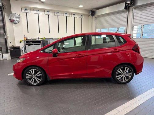 Red 2015 Honda Fit