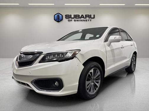 White Diamond Pearl 2018 Acura RDX Advance Package