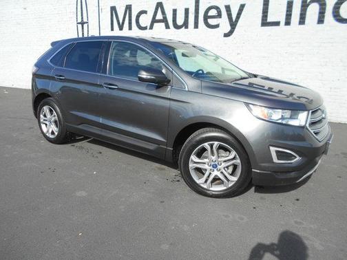 Magnetic Metallic 2017 Ford Edge Titanium