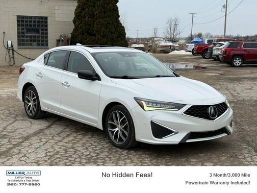 Platinum White Pearl 2019 Acura ILX Premium Package