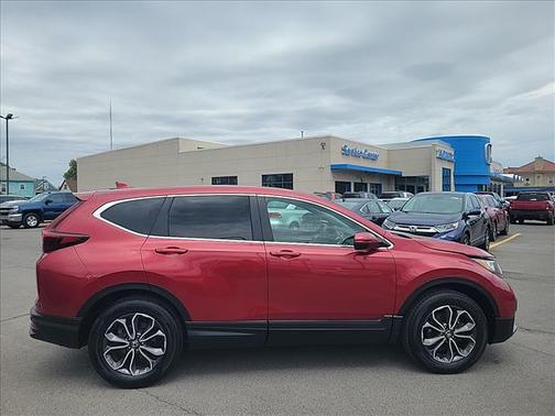 Radiant Red 2021 Honda CR-V AWD EX