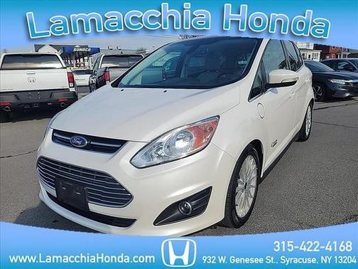 White Platinum Metallic Tri-Coat 2016 Ford C-Max Energi SEL