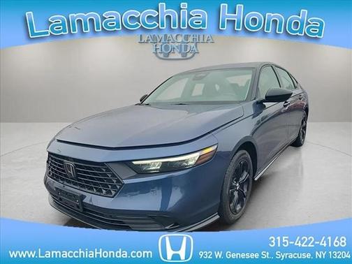 Canyon River Blue 2025 Honda Accord SE