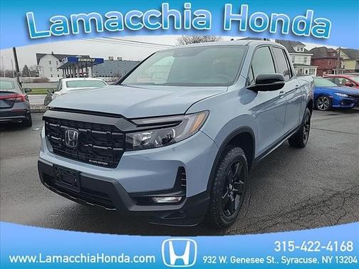 Sonic Gray Pearl 2025 Honda Ridgeline Black
