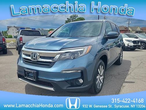 Lt. Blue 2021 Honda Pilot AWD EX-L