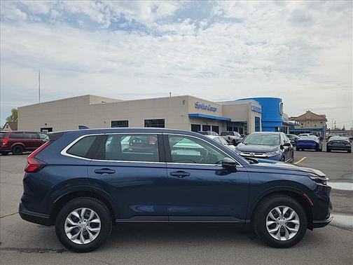 Canyon River Blue 2024 Honda CR-V LX AWD
