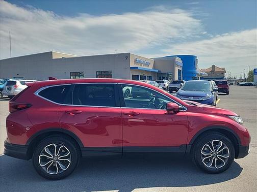 Radiant Red 2021 Honda CR-V AWD EX