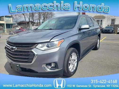 Satin Steel 2018 Chevrolet Traverse LT Cloth