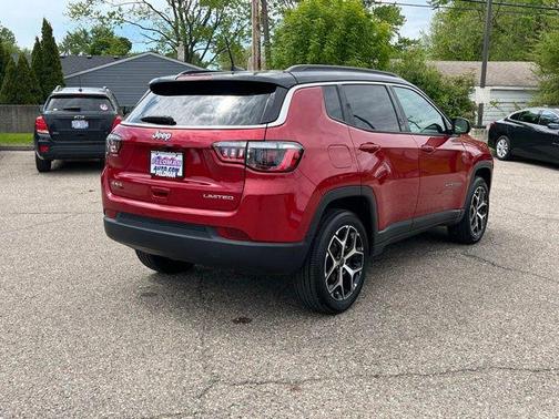 Red Hot Pearlcoat 2025 Jeep Compass Limited