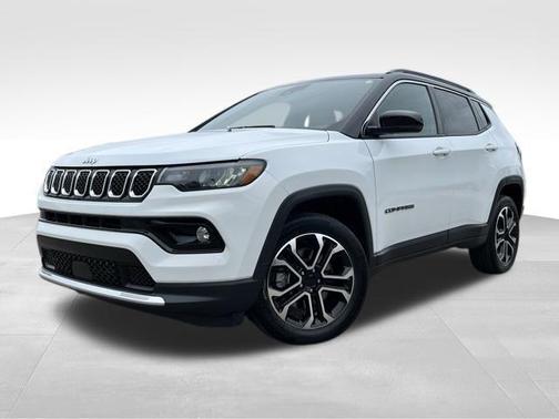 Bright White Clearcoat 2023 Jeep Compass Limited