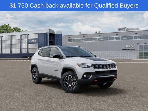 Bright White Clearcoat 2026 Jeep Compass Trailhawk