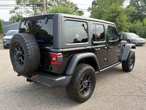 Black Clearcoat 2025 Jeep Wrangler 4xe Willys