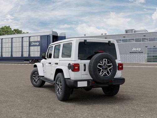 Bright White Clearcoat 2026 Jeep Wrangler 4-Door Sahara 4x4