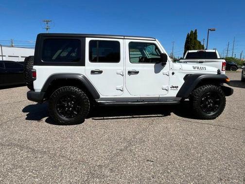 Bright White Clearcoat 2022 Jeep Wrangler Unlimited Sport