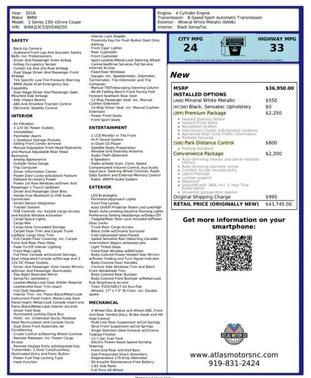 White 2018 BMW 230 xDrive