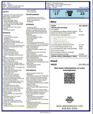 2017 Porsche Macan Macan GTS