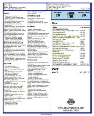 2013 BMW 640 Gran Coupe 640i Gran Coupe 4D