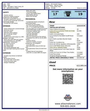 2007 Jeep Wrangler Sport