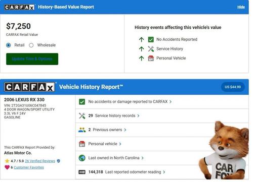 2006 Lexus RX 330 Base