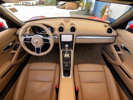 Guards Red 2017 Porsche 718 Boxster Roadster 2D