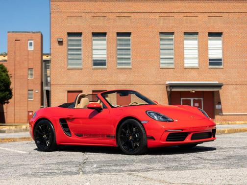 Guards Red 2017 Porsche 718 Boxster Roadster 2D