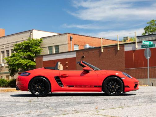 Guards Red 2017 Porsche 718 Boxster Roadster 2D