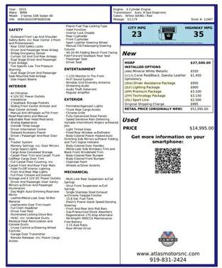 2015 BMW 328 328i Sedan 4D