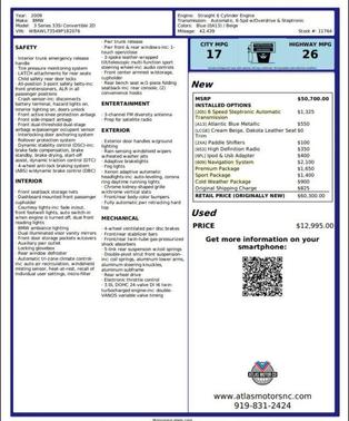 Blue 2009 BMW 335 335i Convertible 2D