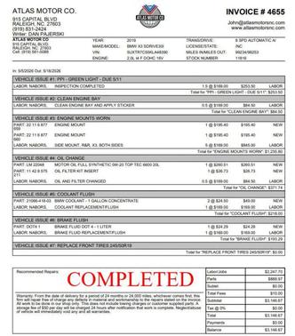 White 2019 BMW X3 sDrive30i