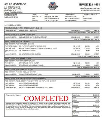 White 2018 Porsche Macan Macan Sport Edition