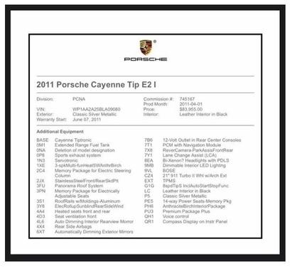 2011 Porsche Cayenne Cayenne