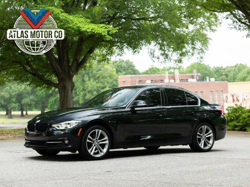 Black 2018 BMW 330 330i Sedan 4D