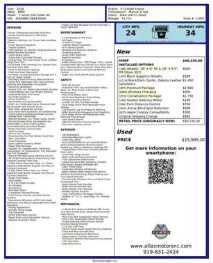 Black 2018 BMW 330 330i Sedan 4D