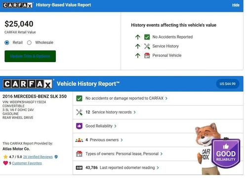 2016 Mercedes-Benz SLK-Class SLK350