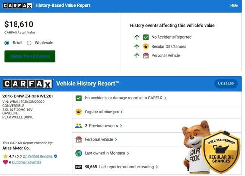 2016 BMW Z4 sDrive28i