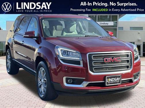 Crimson Red Tintcoat 2016 GMC Acadia SLT-2